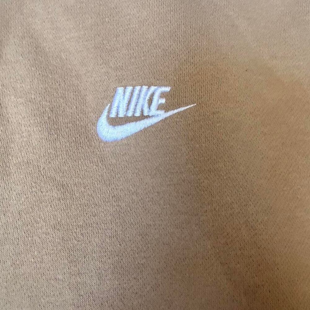 Nike Tan Zip Up Hoodie Size L - Picture 5 of 5